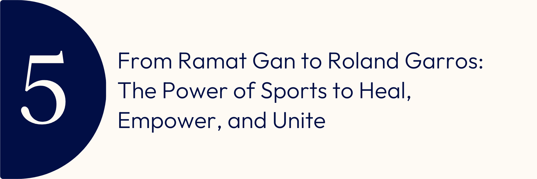 From Ramat Gan to Roland Garros: A Champion's Journey Starts at the Israel ParaSport Center