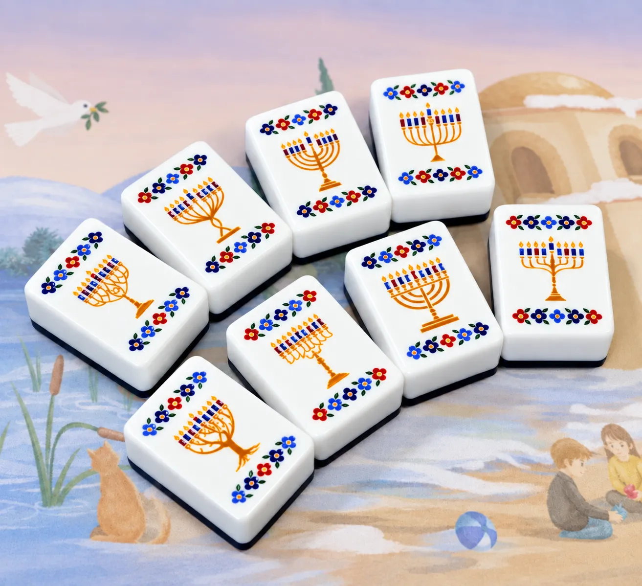 Mahj & Menorahs