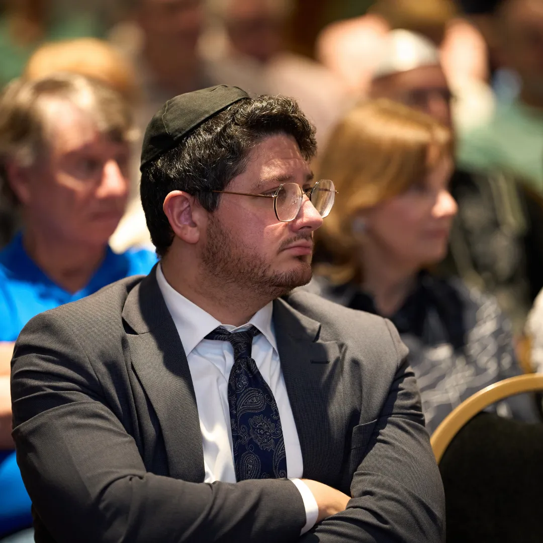 Man listens to security training by LiveSecure