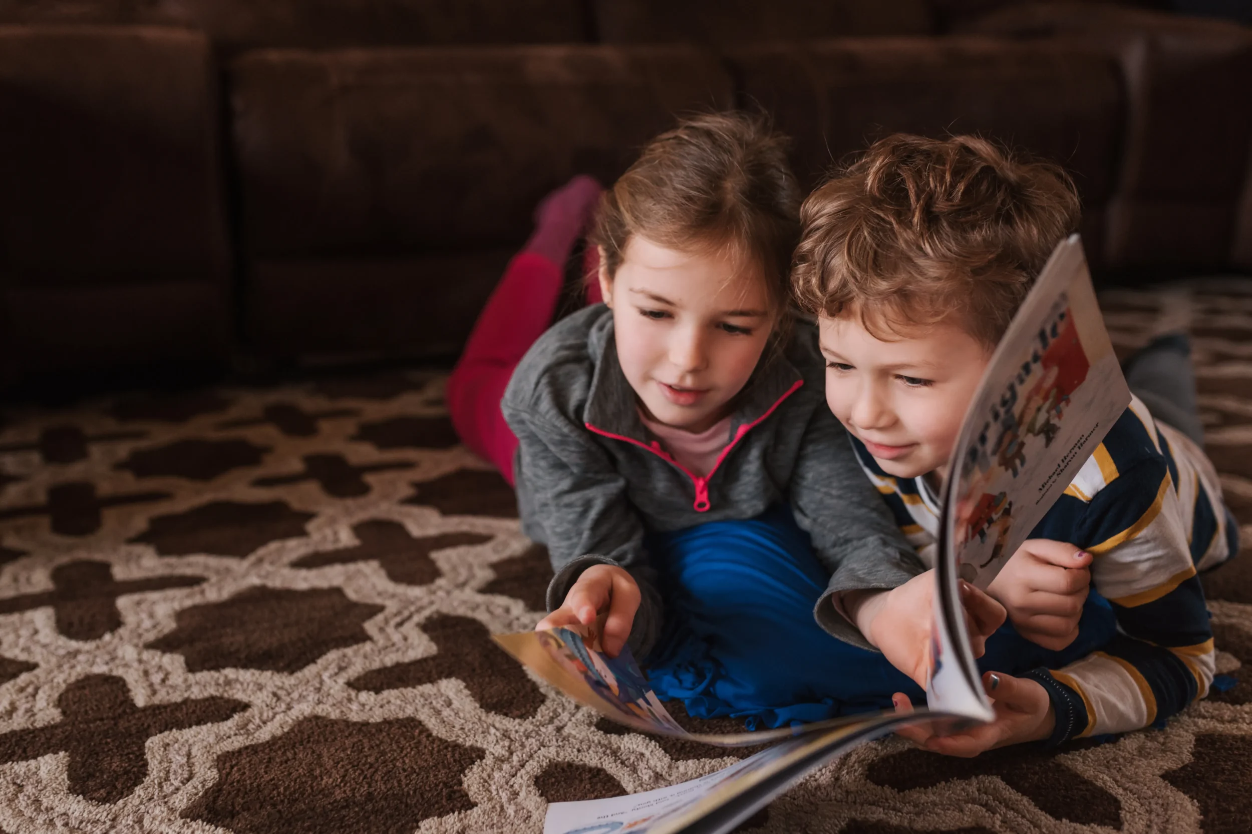 PJ Library Siblings reading together