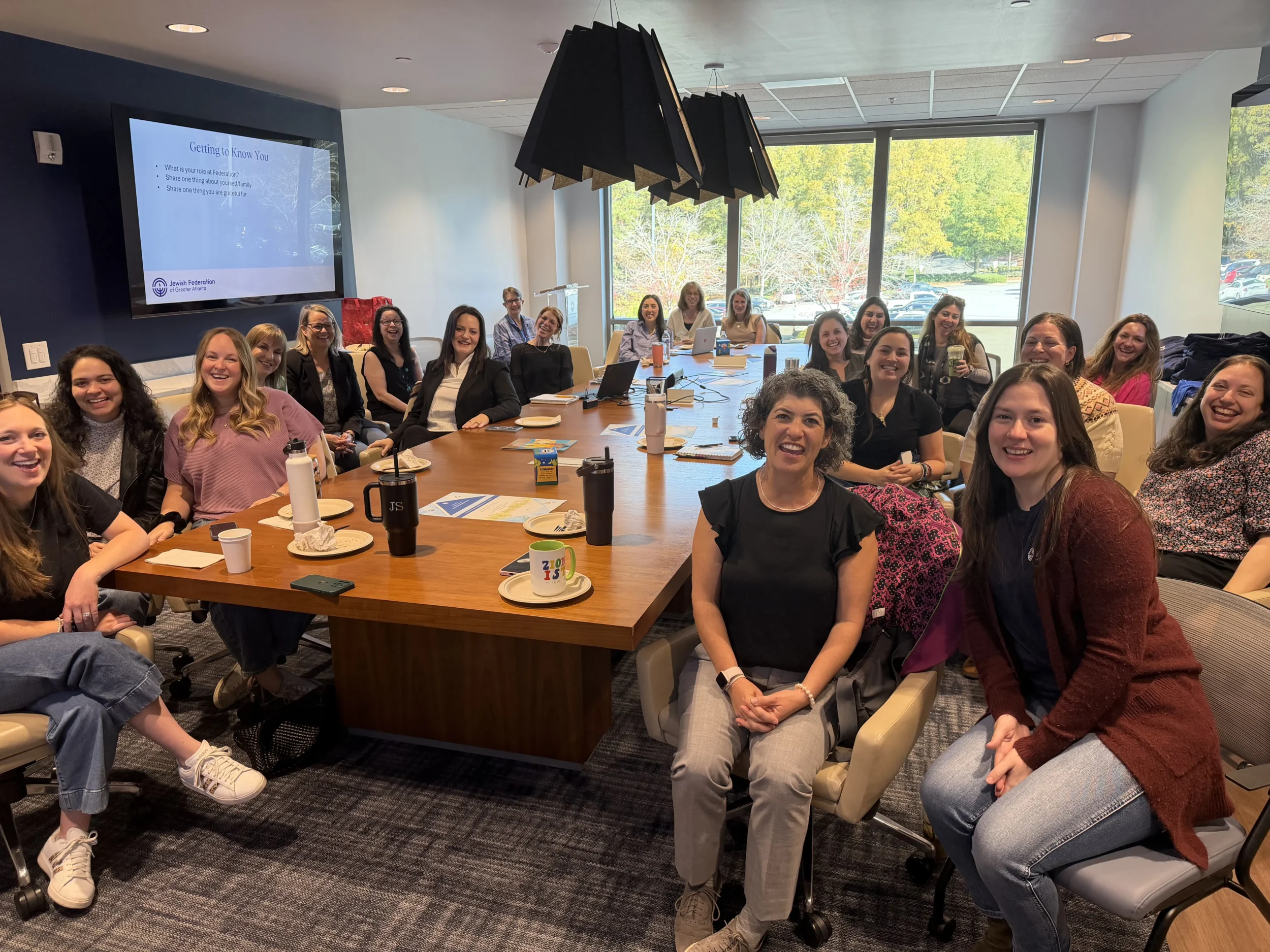 Group photo of connectors and staff